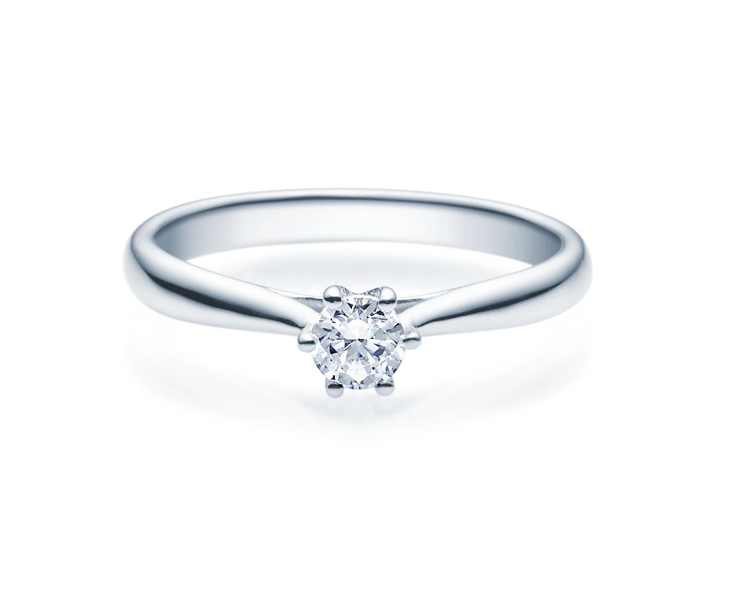 Damenring Silber mit Diamant 18007-0,3-L