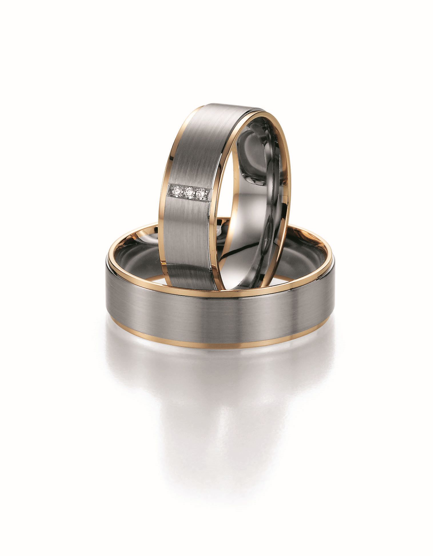 Trauring Palladium Paar 88405