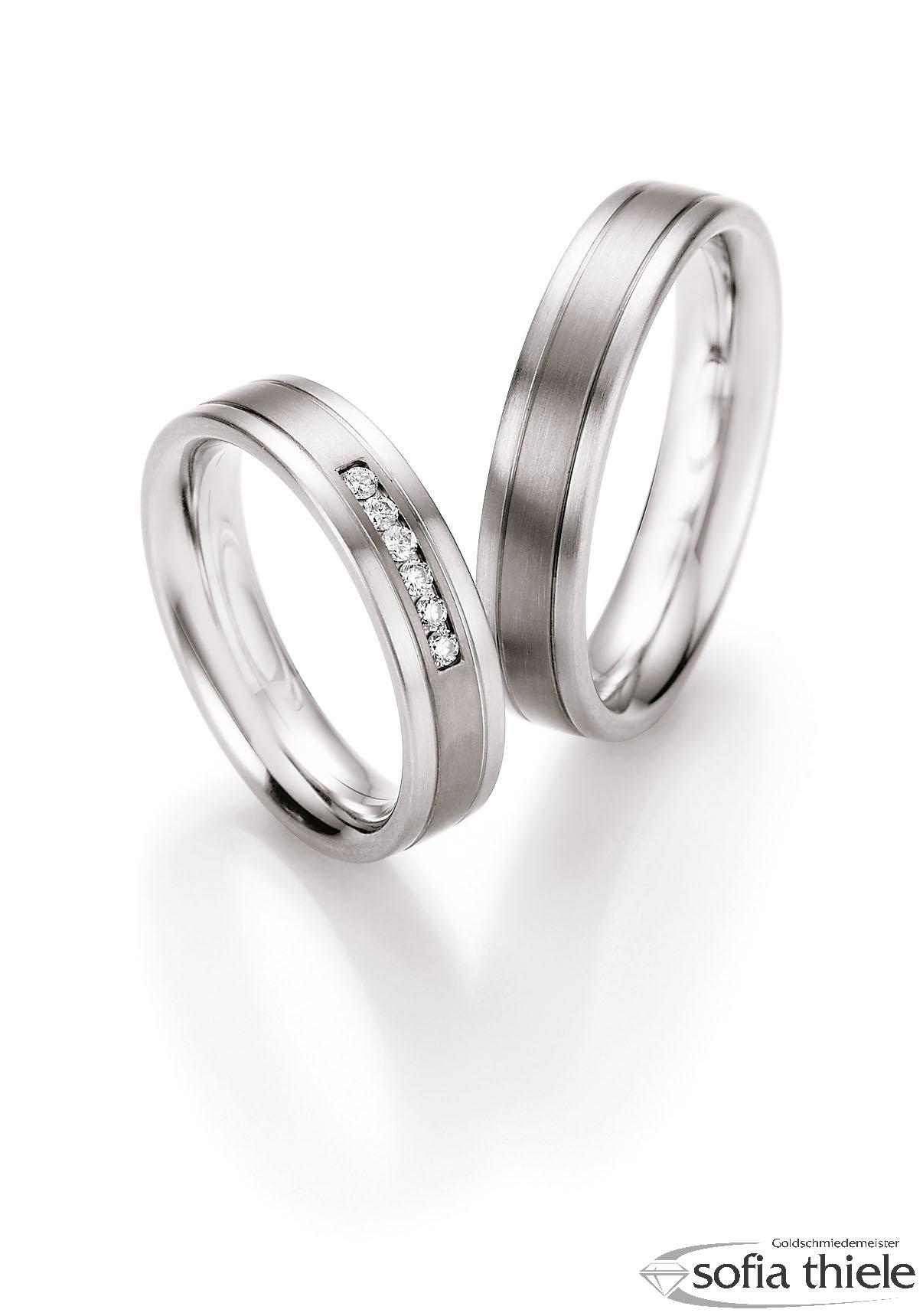 Trauringe Edelstahl Paar 68-06060-050