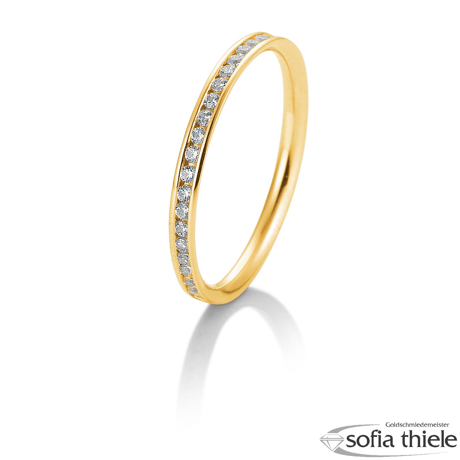 Damenring Gold  mit Diamant B-41-058560-5G-L