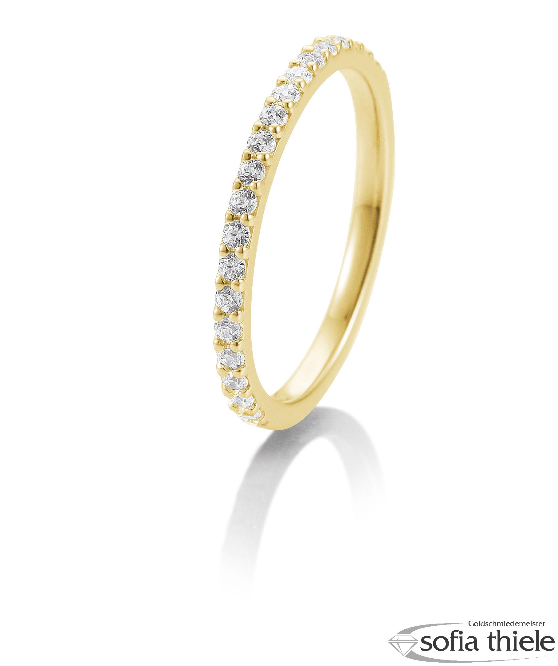 Damenring Gold  mit Diamant B-41-859010-5G-L